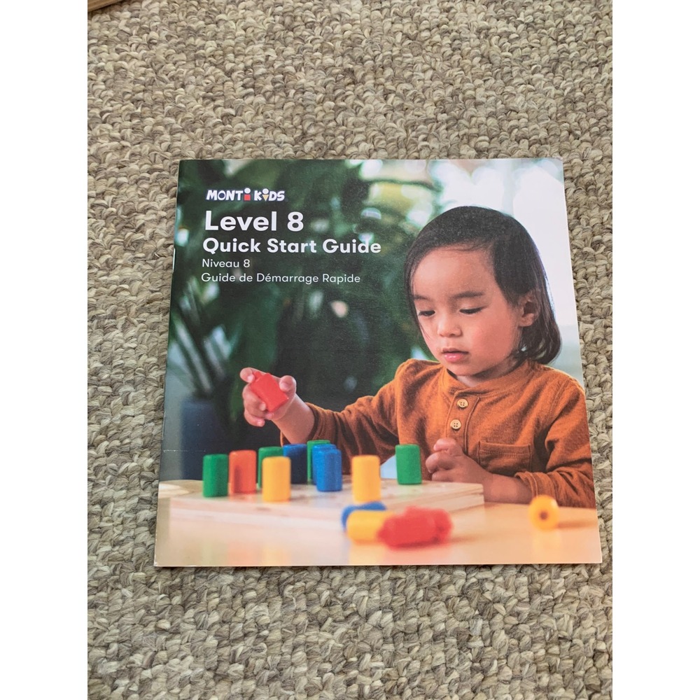 Monti Kids Level 8 Montessori Wooden Toy Set 21+ Months Incomplete Sensory Play - Picture 8 of 12